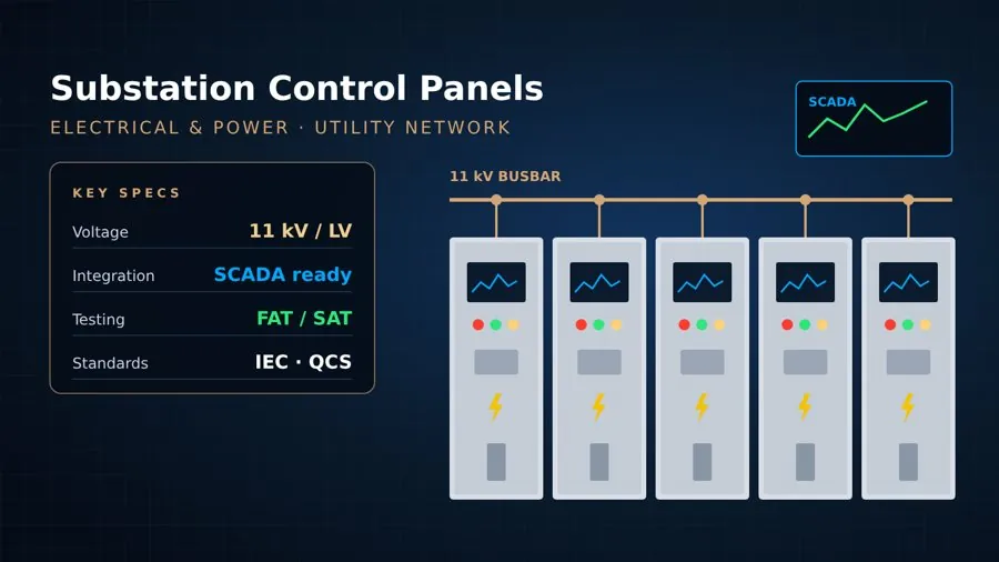Substation Control Panels – NEXAYT Qatar